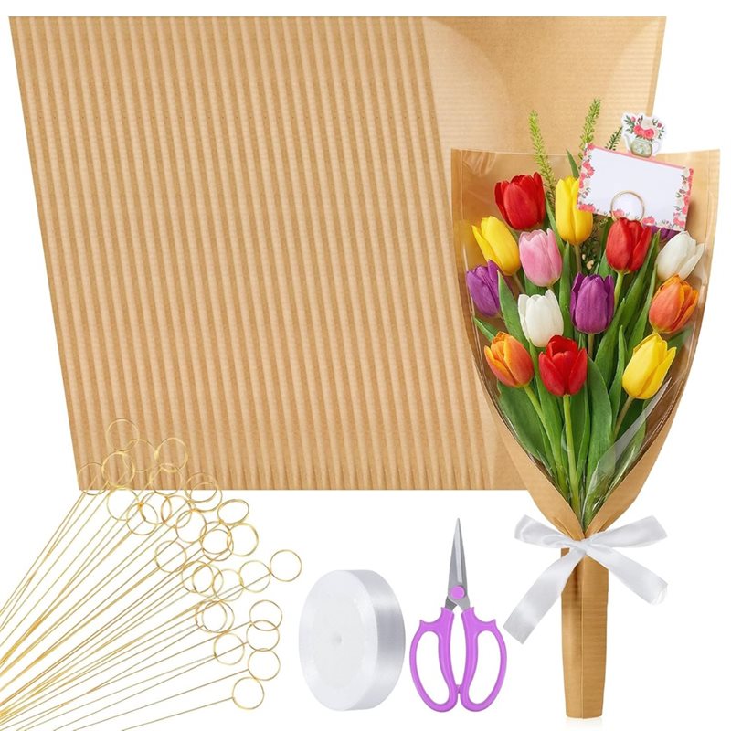 Florist Supply Ribbon - 【تركيب】أزهار لمستلزمات تغليف بائع الزهور -