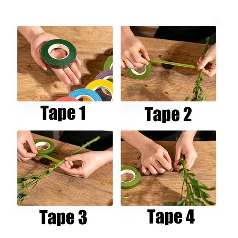 5 لفات باقة الأزهار الجذعية أش - مراجعة Florist Supply Ribbon وسعره