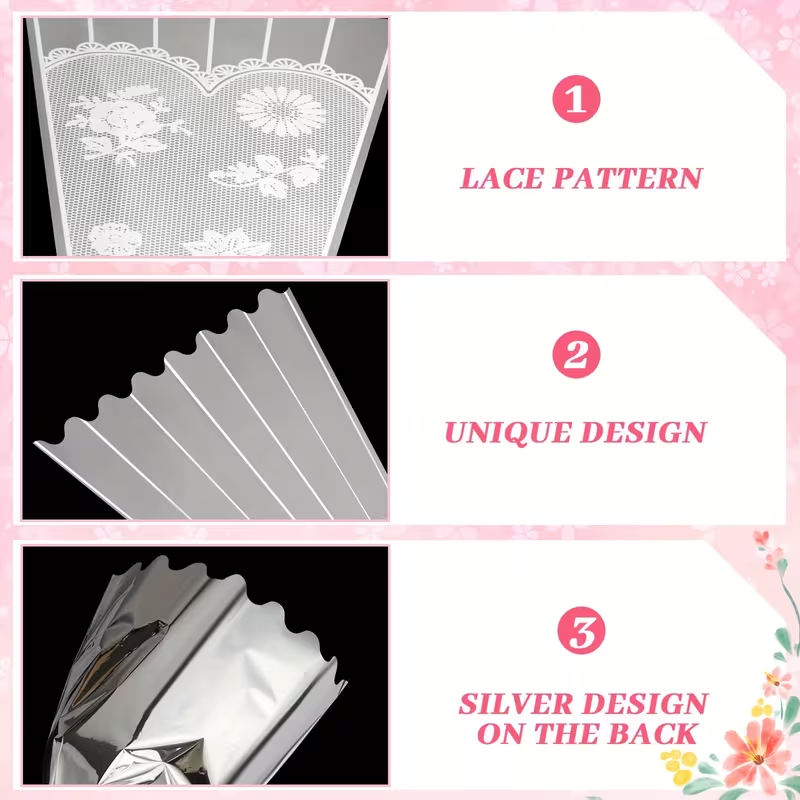 100 قطعة من أغلفة الزهور الشفا - مراجعة Florist Supply Ribbon وسعره