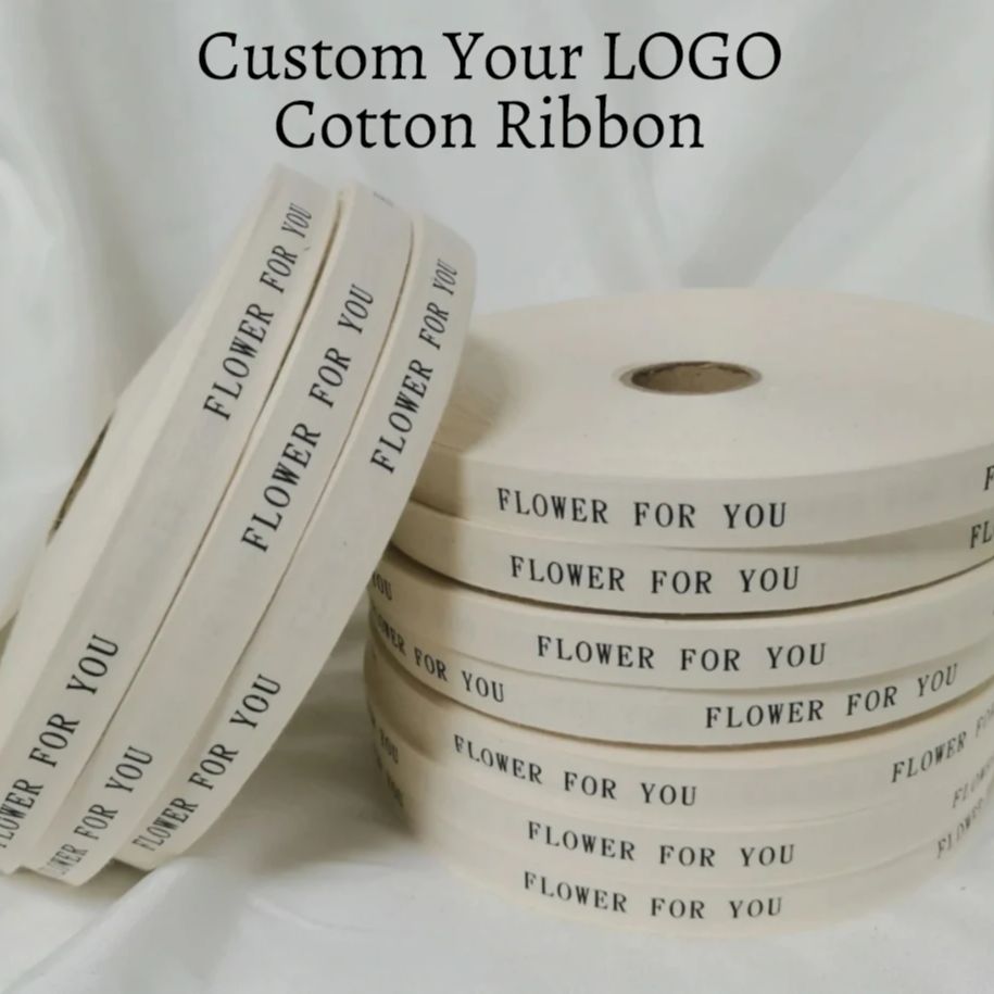 شعار مخصص شريط قطني لحفل الزفا - مراجعة Florist Supply Ribbon وسعره