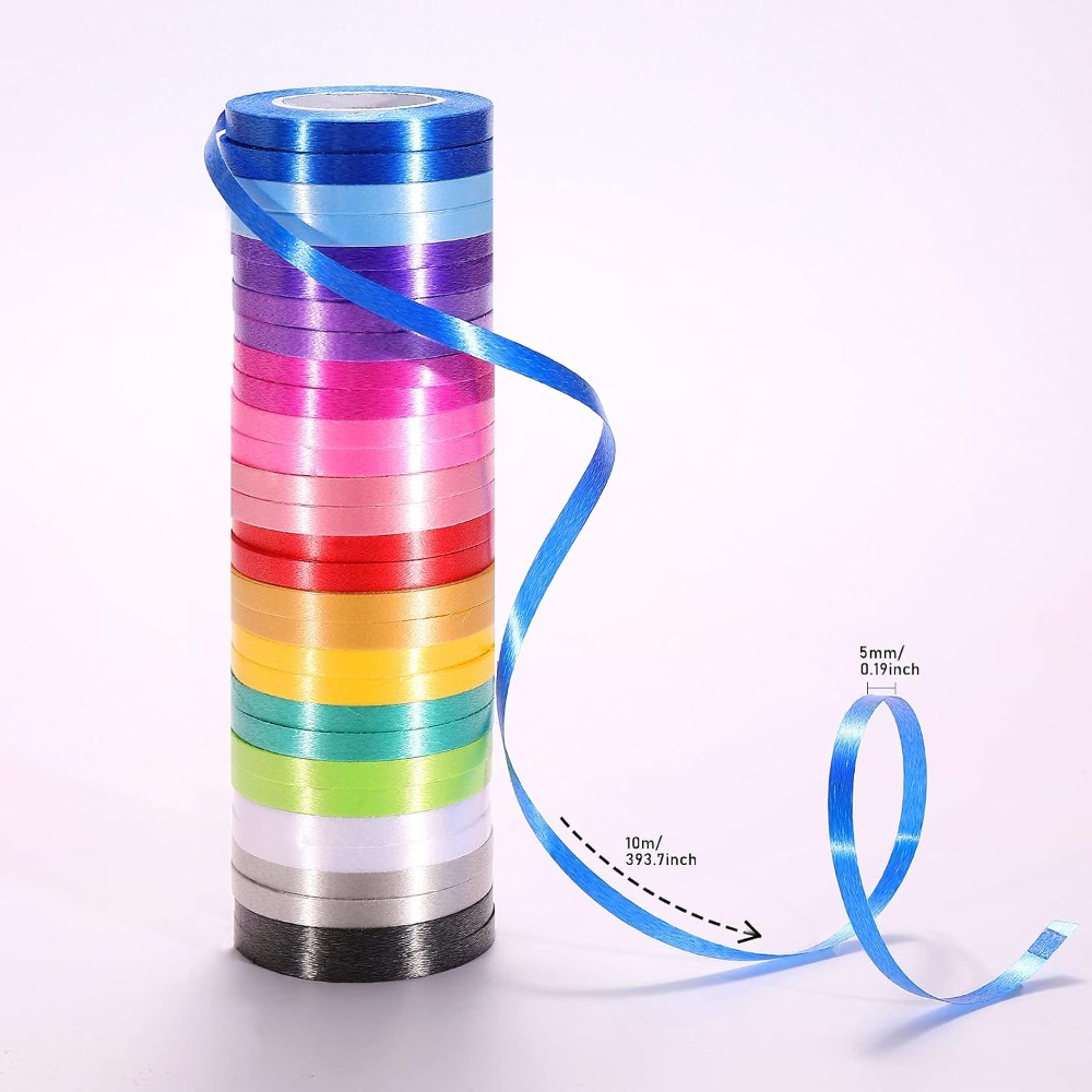30 لفة من الشريط الملون للحرف  - مراجعة Florist Supply Ribbon وسعره