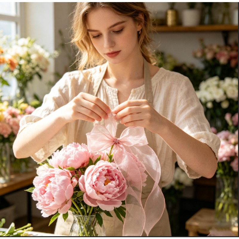 شريط خيوط على شكل ذيل السمكة ب - مراجعة Florist Supply Ribbon وسعره